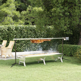 Bbq Tray Silver Stainless Steel