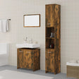 3 Piece Bathroom Furniture Set Engineered Wood