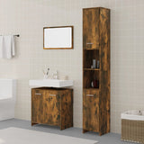 3 Piece Bathroom Furniture Set Engineered Wood
