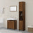 3 Piece Bathroom Furniture Set Engineered Wood