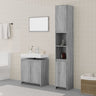 3 Piece Bathroom Furniture Set Engineered Wood