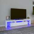 Tv Cabinet With Led Lights 260X36.5X40 Cm