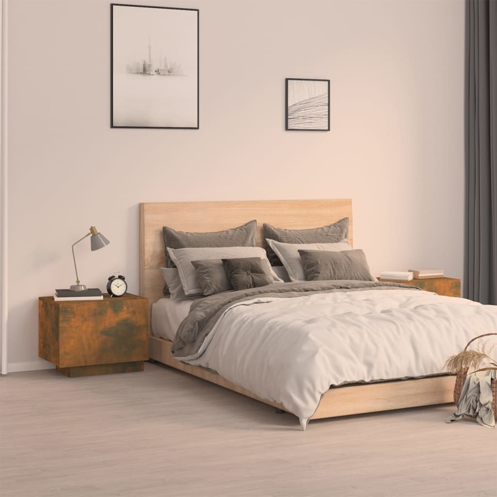 Bedside Cabinet 100X35X40 Cm Engineered Wood
