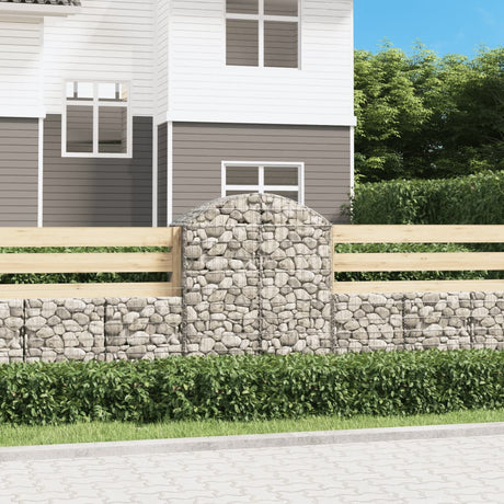 Arched Gabion Basket Galvanised Iron