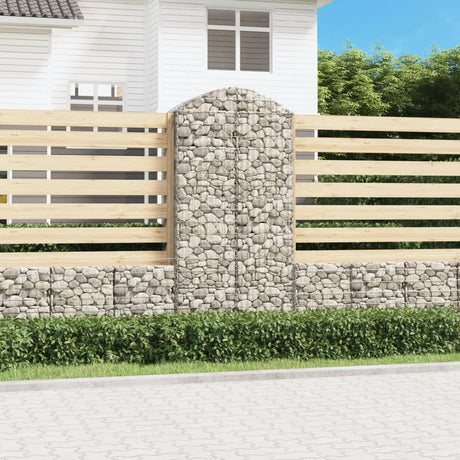 Arched Gabion Basket Galvanised Iron