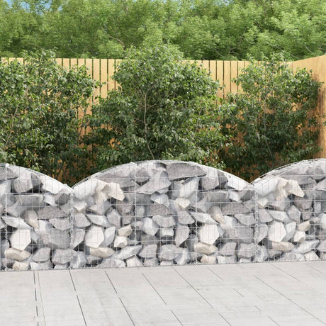 Arched Gabion Basket Galvanised Iron