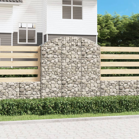 Arched Gabion Basket Galvanised Iron