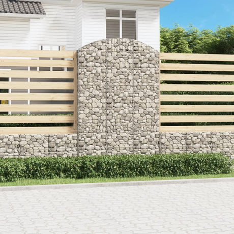 Arched Gabion Basket Galvanised Iron