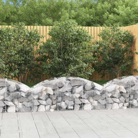 Arched Gabion Basket Galvanised Iron