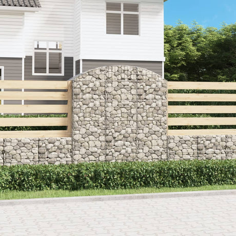 Arched Gabion Basket Galvanised Iron