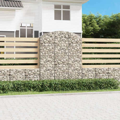 Arched Gabion Basket Galvanised Iron