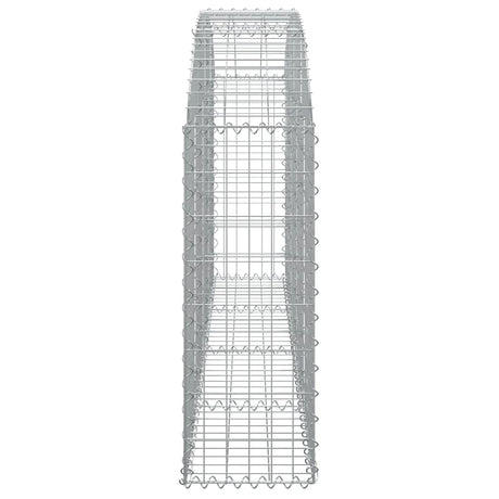 Arched Gabion Basket Galvanised Iron