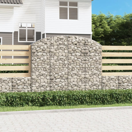 Arched Gabion Basket Galvanised Iron