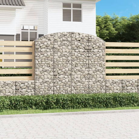 Arched Gabion Basket Galvanised Iron