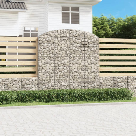 Arched Gabion Basket Galvanised Iron