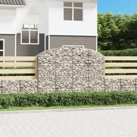 Arched Gabion Basket Galvanised Iron