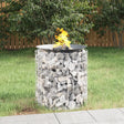 Gabion Fire Pit Ø 100 Cm Galvanised Iron