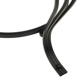 Fire Pit With Poker 49 Cm Steel