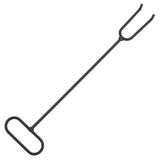 Fire Pit With Poker 49 Cm Steel