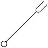 Fire Pit With Poker 79X79X46.5 Cm Xxl Steel