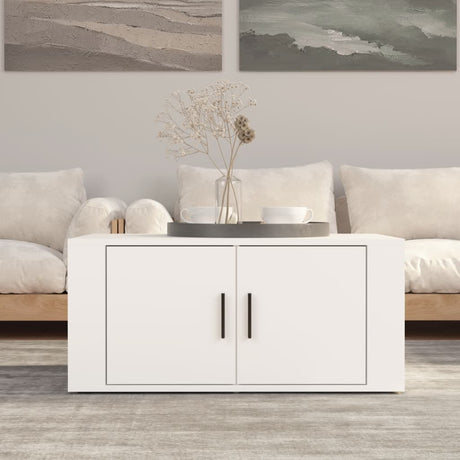 Coffee Table 80X50X36 Cm Engineered Wood