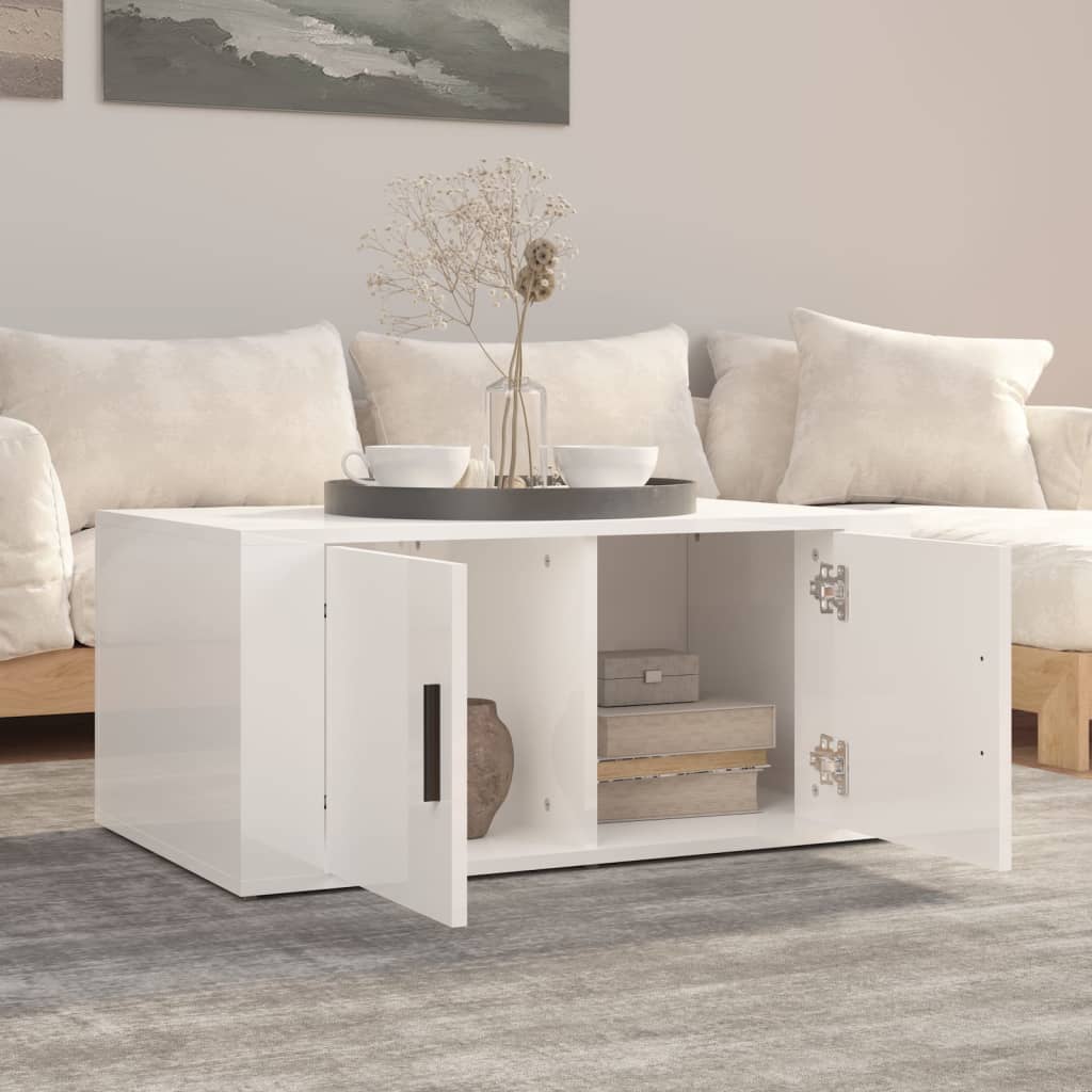 Coffee Table 80X50X36 Cm Engineered Wood