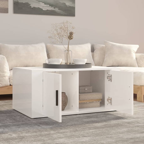 Coffee Table 80X50X36 Cm Engineered Wood