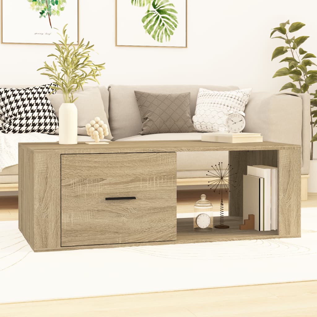 Coffee Table 100X50.5X35 Cm Engineered Wood