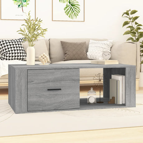 Coffee Table 100X50.5X35 Cm Engineered Wood