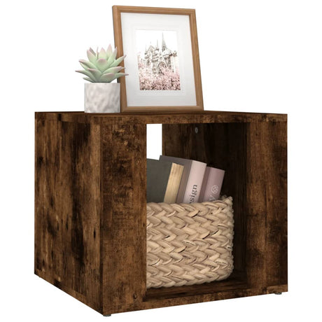 Bedside Table 41X40X36 Cm Engineered Wood