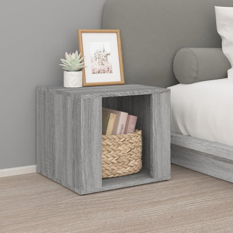 Bedside Table 41X40X36 Cm Engineered Wood