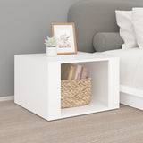 Bedside Table 57X55X36 Cm Engineered Wood