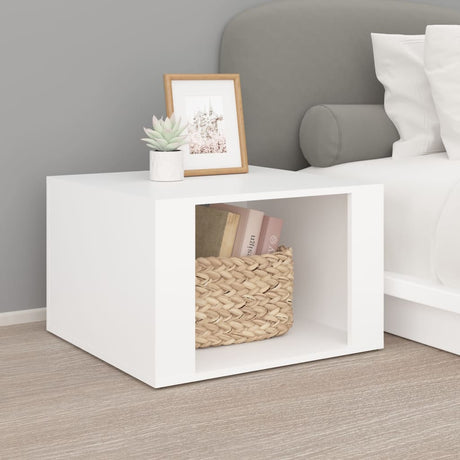 Bedside Table 57X55X36 Cm Engineered Wood