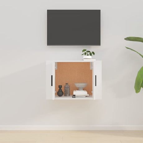 Wall Mounted Tv Cabinet 57X34.5X White