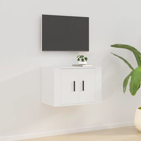 Wall Mounted Tv Cabinet 57X34.5X White