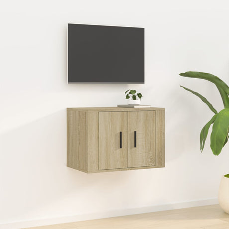 Wall Mounted Tv Cabinet 57X34.5X Sonoma Oak
