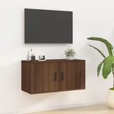 Wall Mounted Tv Cabinets 2 Pcs 40X34.5X Brown Oak