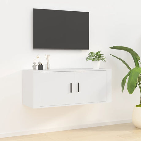 Wall Mounted Tv Cabinet 57X34.5X White