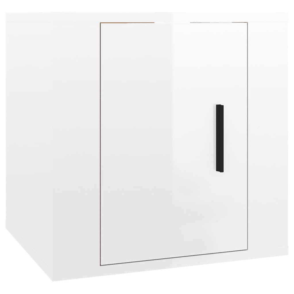 Wall Mounted Tv Cabinet 40X34,5X High Gloss White