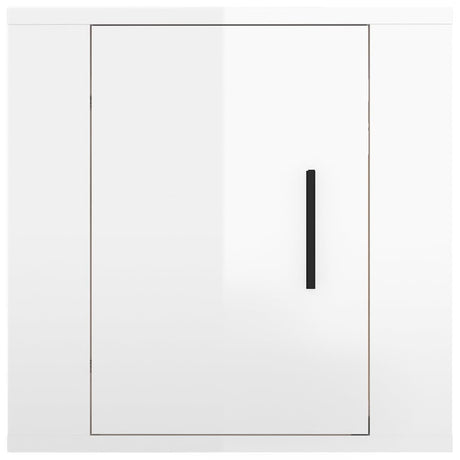 Wall Mounted Tv Cabinet 40X34,5X High Gloss White