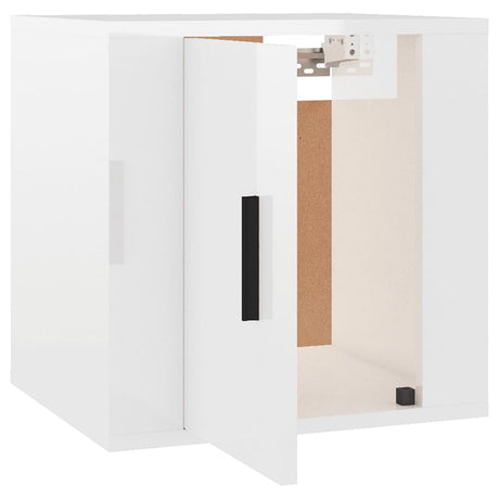 Wall Mounted Tv Cabinet 40X34,5X High Gloss White