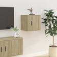 Wall Mounted Tv Cabinet 57X34.5X Sonoma Oak