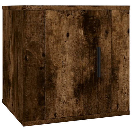 Wall Mounted Tv Cabinet 40X34,5X Smoked Oak