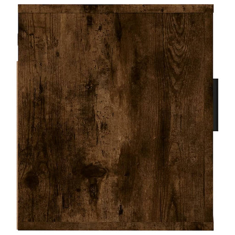 Wall Mounted Tv Cabinet 40X34,5X Smoked Oak