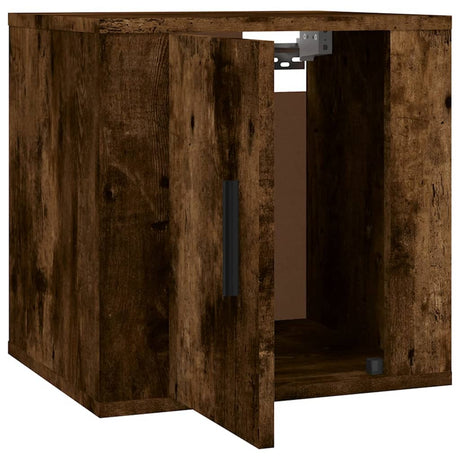 Wall Mounted Tv Cabinet 40X34,5X Smoked Oak