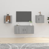 Wall Mounted Tv Cabinet 40X34,5X Grey Sonoma