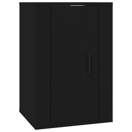 Wall Mounted Tv Cabinets 2 Pcs 40X34.5X Black
