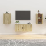 Wall Mounted Tv Cabinet 57X34.5X Sonoma Oak