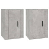 Wall Mounted Tv Cabinets 2 Pcs 40X34.5X Concrete Grey