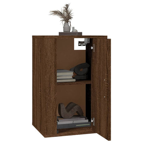 Wall Mounted Tv Cabinets 2 Pcs 40X34.5X Brown Oak